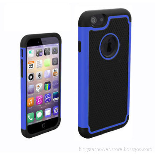 PC silicone case for iPhone 6, football veins